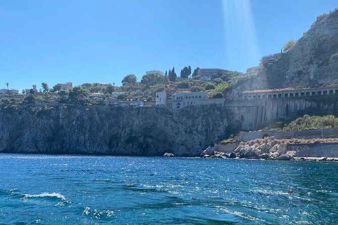 2 Hours Private Boat Tour Isola Bella Taormina Giardini Naxos - Taormina’s sea caves and coves