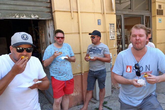 3-hours Street Food Bike Tour in Palermo - La Kalsa and the first food stop