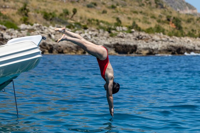 4 hours by Boat from Castellammare del Golfo to Zingaro and Scopello - Cala del Leone in the Zingaro Reserve