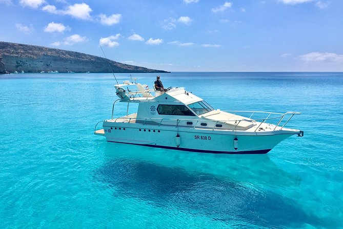7 hours Boat trip to Lampedusa lunch, SUP and Snorkeling - A quiet historical note at the end