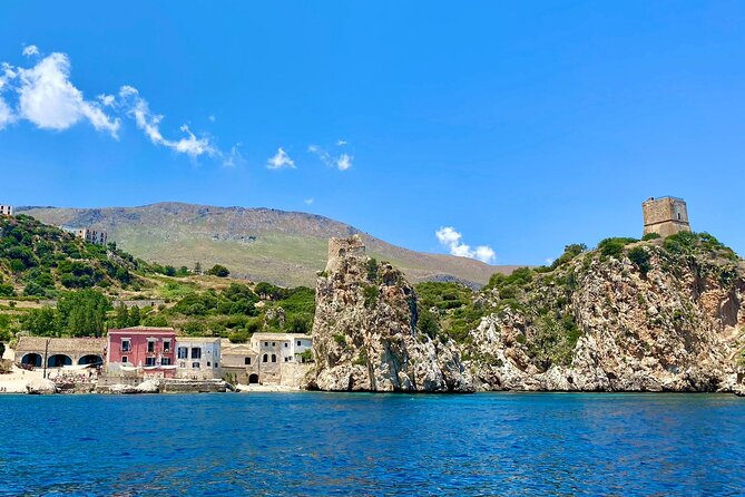 8-Hour Boat Tour from Castellammare del Golfo to San Vito Lo Capo - Cala Bianca and its steep rock face