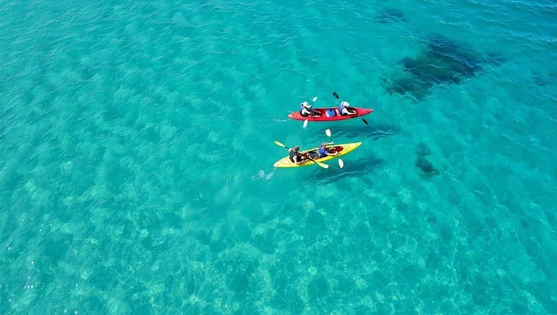 AGRIGENTO Kayak Tour alla Riserva Naturale di Torre Salsa - A break at six-kilometer Torre Salsa beach