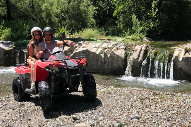 Alcantara Gorges Quad Tour 70% off road - 1 HOUR - Key points at a glance