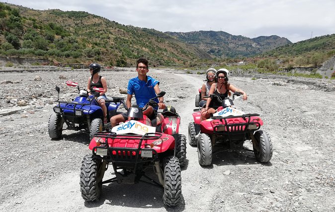 Alcantara Valley Off-Road Quad Bike - Following lava flows beside the Alcantara River