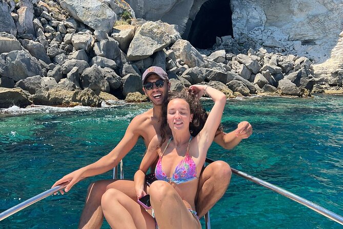 Boat tour to Egadi Favignana and Levanzo islands from Trapani - Bue Marino and Favignana’s Tuff Cliffs