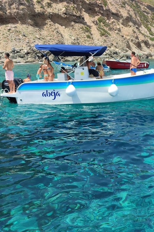 Boat tour to Favignana & Levanzo with Tastings and Swim stop - Levanzo’s Cala Fredda and the island village