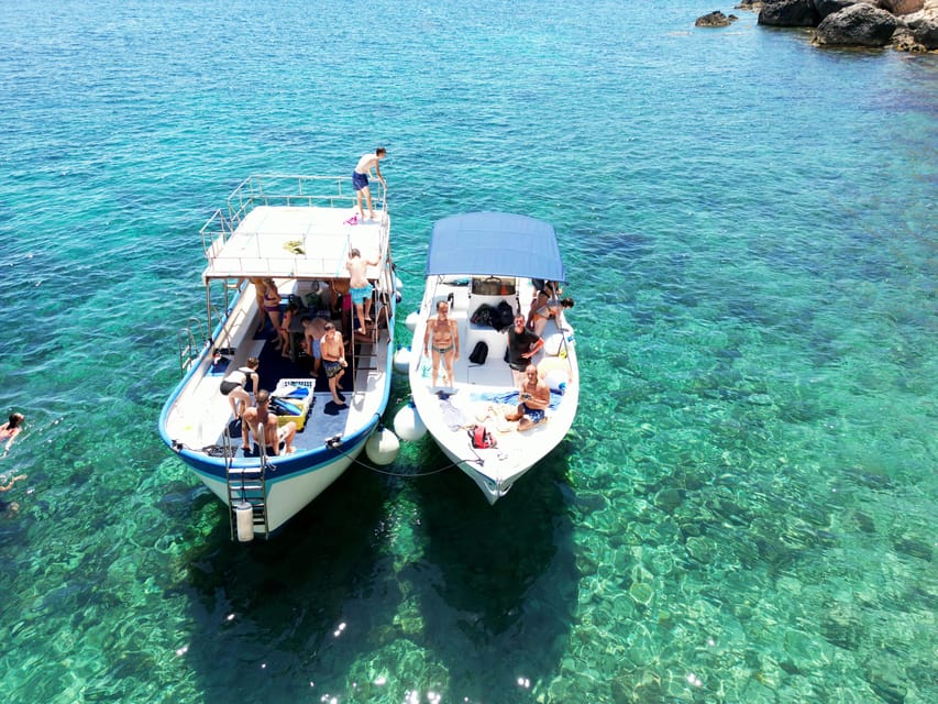 Boat tour to Favignana & Levanzo with Tastings and Swim stop - Cala Rossa and Favignana’s first swim stops