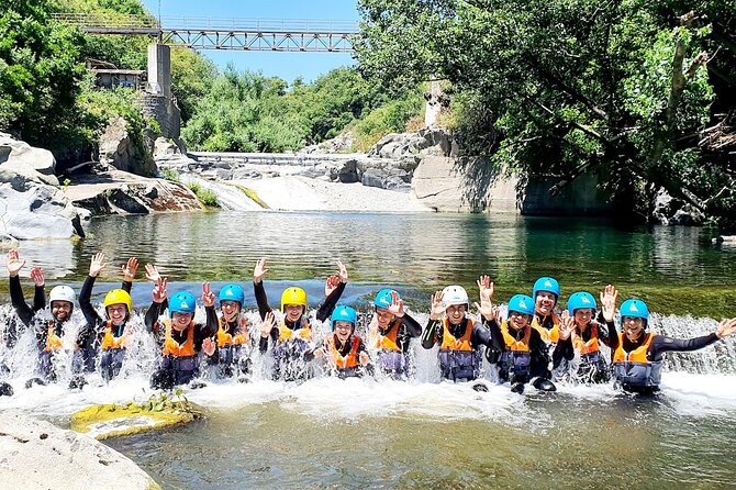 Body Rafting in the Alcantara Gorges - Entering the Alcantara Gorges from Gravà