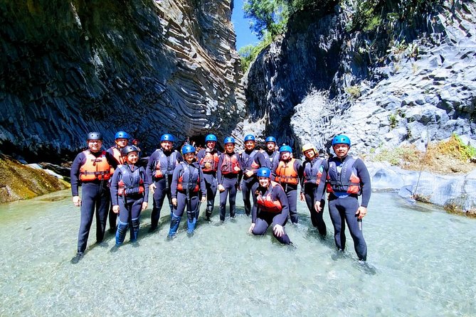 bodyrafting Alcantara gorges - Group size matters more than it first appears