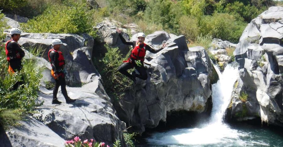 Canyoning and bodyrafting in the Alcantara River - The photos are a useful extra