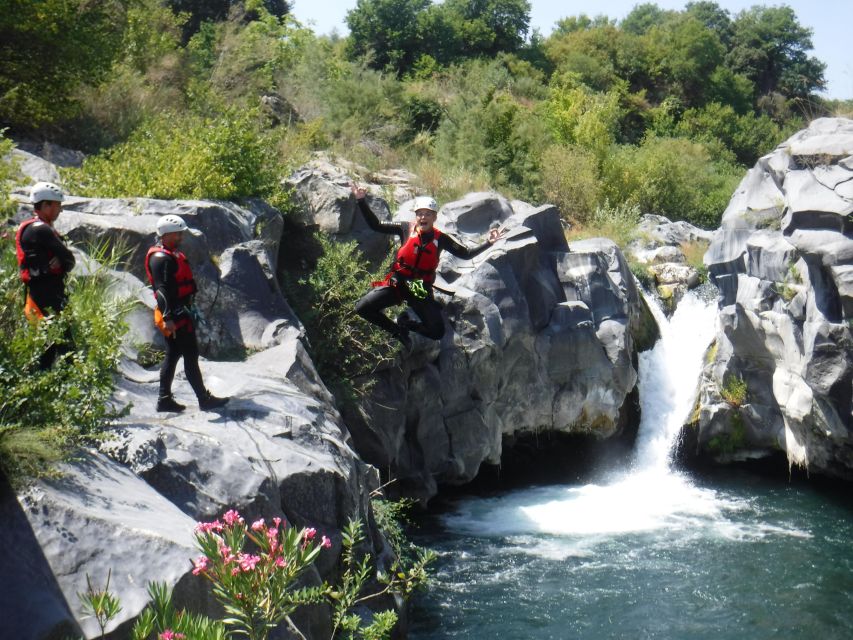 Canyoning and bodyrafting in the Alcantara River - What the $88 price includes