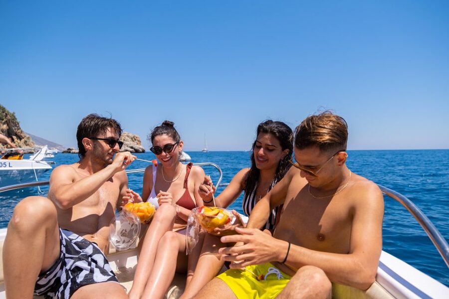 Castellammare: Scopello and Zingaro Nature Reserve Boat Tour - Fruit, drinks, shade, and the practical comforts