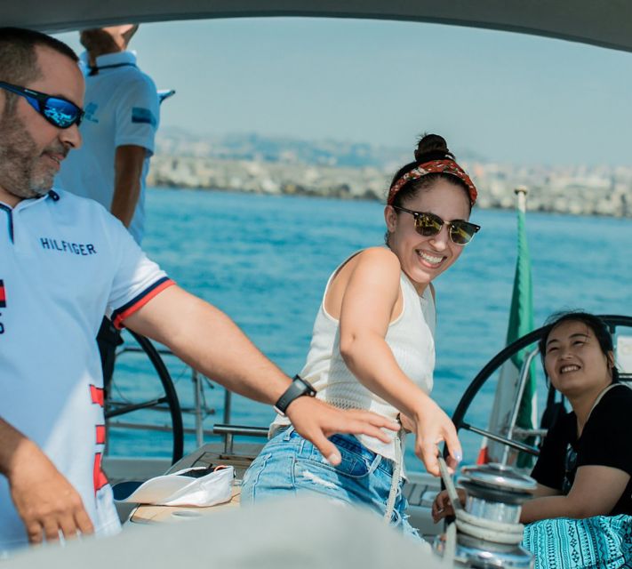 Catania: Coastline Sailing Trip 6hr with Aperitif and Lunch - The crew makes the difference