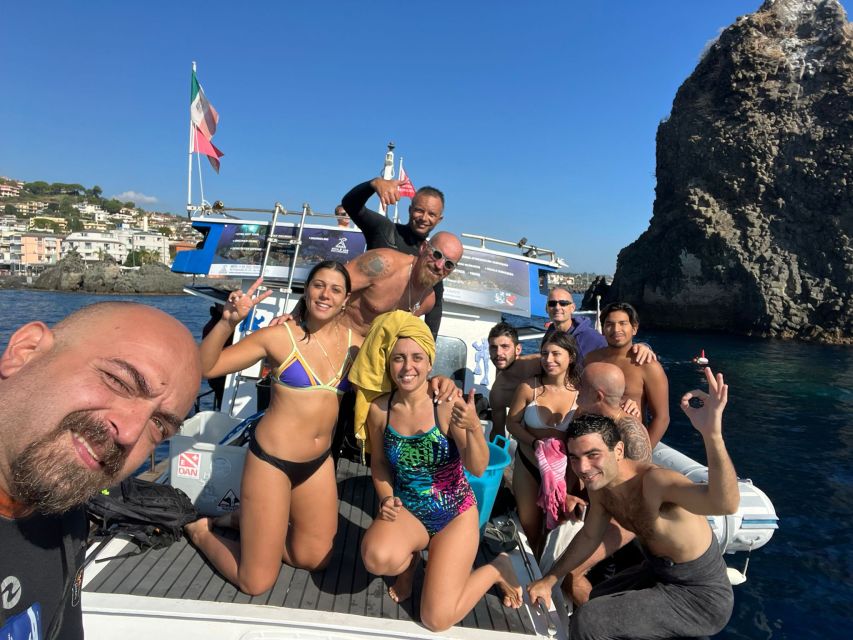 Catania: Cyclops Islands & Timpa Nature Reserve Boat Tour - What the 13-meter boat adds