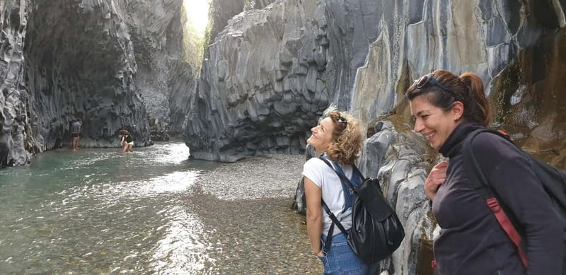 Catania: Etna 3000m and Alcantara Gorges Trek with Pickup - Walking among craters, cones, and lava flows