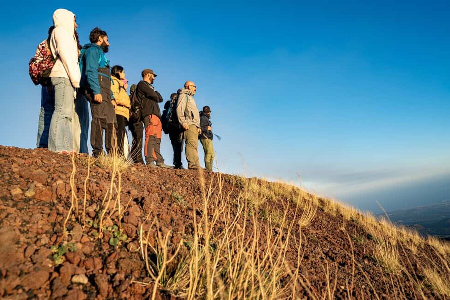 Catania: Etna Sunset Tour with Transfer - The sunset from high on the volcano