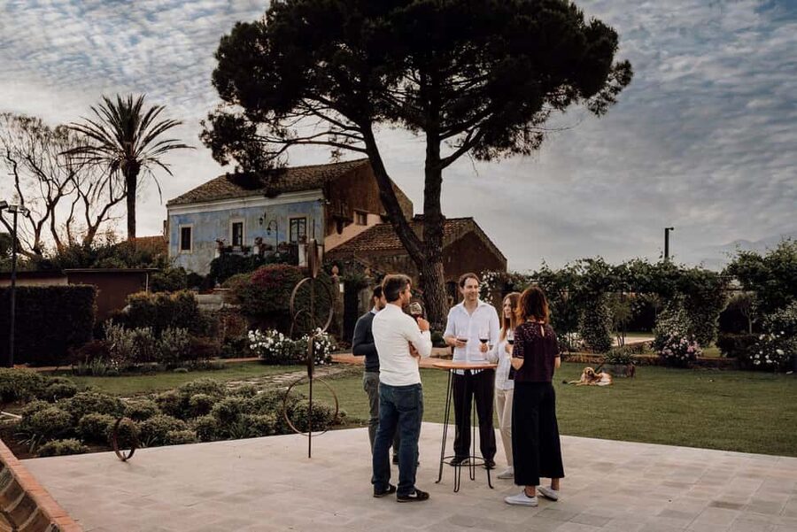 Catania: Etna Urban Winery Sicilian Lunch with Wine Tasting - Arriving for the 12:45 registration