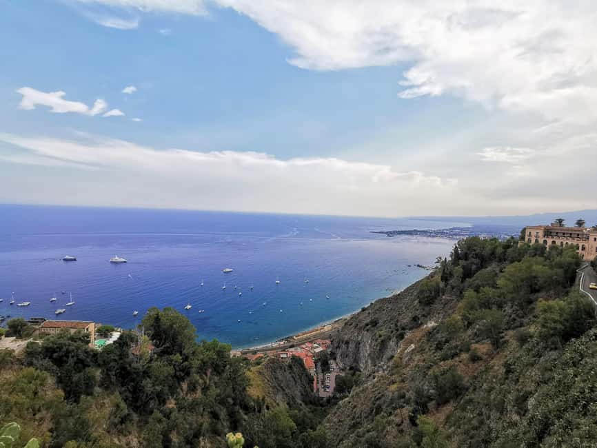 Catania: Giardini, Taormina, and Castelmola Day Trip - Castelmola and the view toward Mount Etna