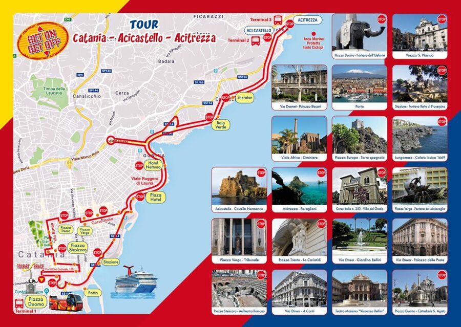 Catania: Hop-On Hop-Off Bus Tour to Acicastello & Acitrezza - Key points to know before boarding