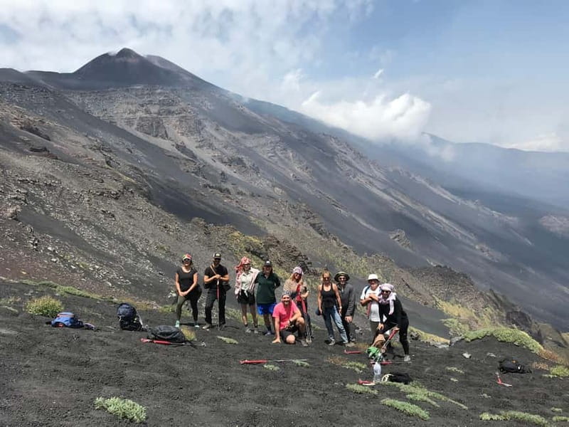 Catania: Mount Etna Adventurous Tour with a Volcano Guide - Views toward the summit and Ionian Sea