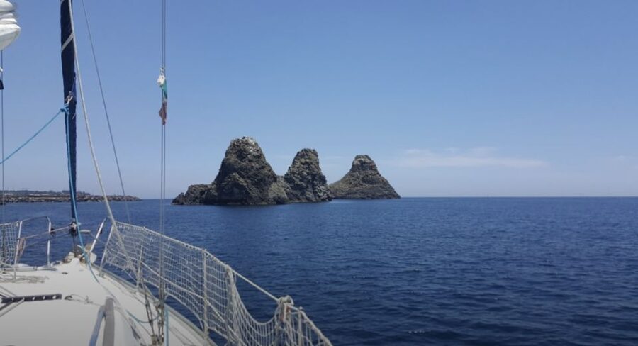 Catania: Spritz and Sunset Sailing Tour - Swimming, snorkeling, and marine life