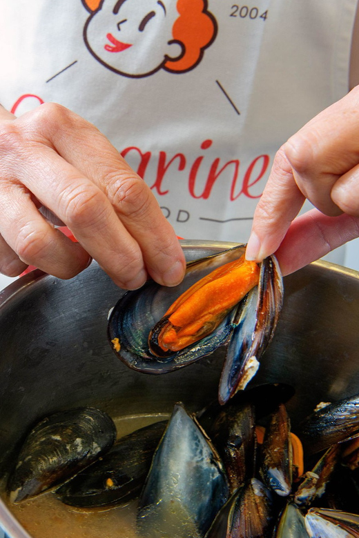 Cefalù: Market & Private Cooking Class at a Local's Home - Sitting down to eat what you made