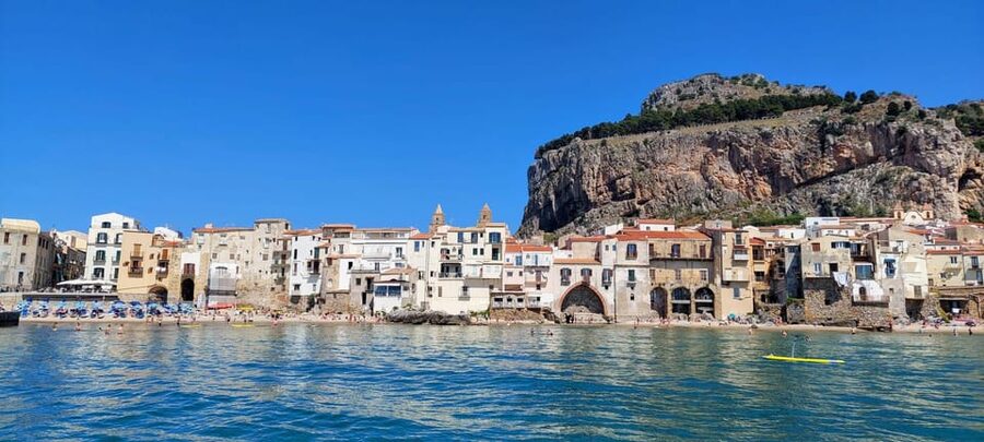 Cefalù: Mini Yacht with Snorkel Stops, Caves and Aperitif - Kalura Beach and the second water stop