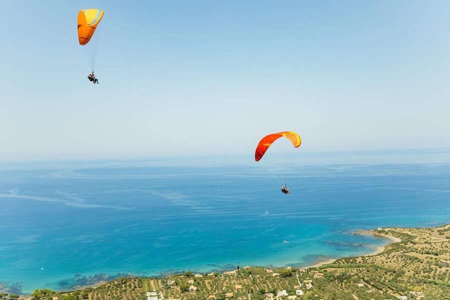 Cefalù: Tandem Paragliding Flight and GoPro13 Video - Flying above Cefalù’s famous shoreline