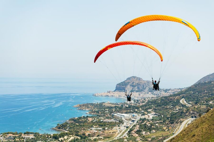 Cefalù: Tandem Paragliding Flight and GoPro13 Video - Safety gear, instructions, and the first steps into the air