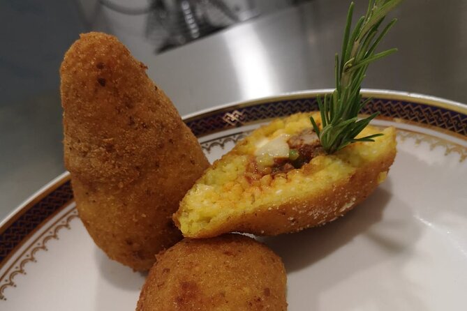 Course of Arancini and Almond Paste in Catania - Location near Galatea and Italia subway stops