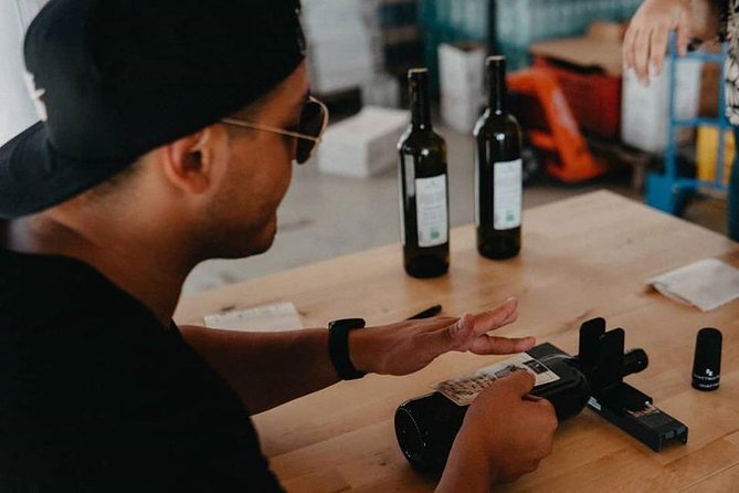 Create Your Perfect Blend with Our Wines. - Bottling, capping, and labeling your own wine
