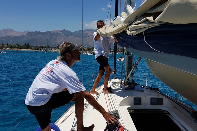 Daily Sailing Tour in Palermo with lunch. - Raising the sails beside Monte Pellegrino