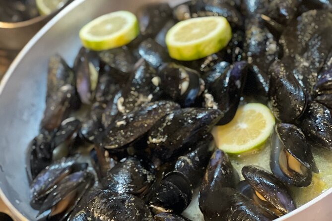 Dinner in a home restaurant with Chef Massimo in Taormina - Seafood, meatballs, and a second round of mains