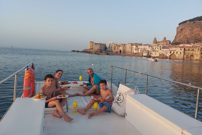 Discovering Cefalù's Coastline Activity on a Mini Catamaran - Choosing Morning, Afternoon, or Sunset