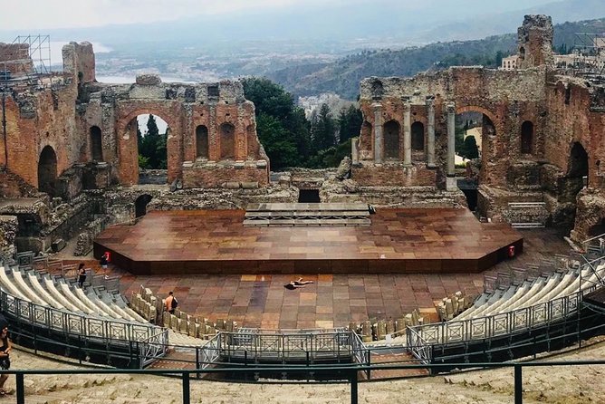 ETNA and TAORMINA departing from PALERMO, Private Tour - The Greek-Roman Theater and the limits of two hours