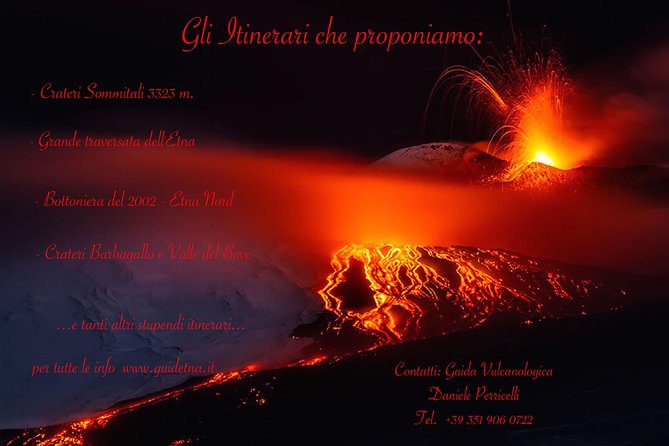 Etna North excursions departing from Piano Provenzana - What You See Along the Circular Route
