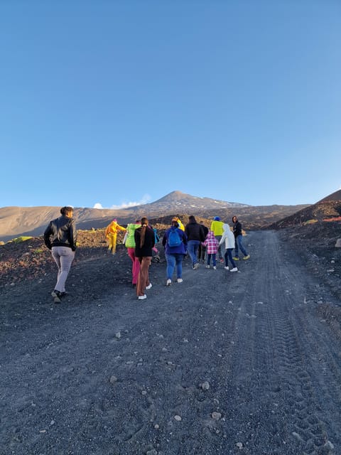 Etna North Sunset: Summit area & Craters of 2002 - The return through Piano delle Concazze