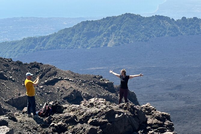 Etna Private Tour and Excursion - Walking toward Schiena dell’Asino at about 2,000 meters