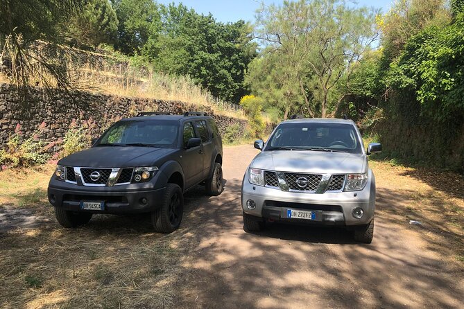 Etna private tour in 4x4 & Sicilian food farm experience - Riding from Trecastagni toward Mount Etna