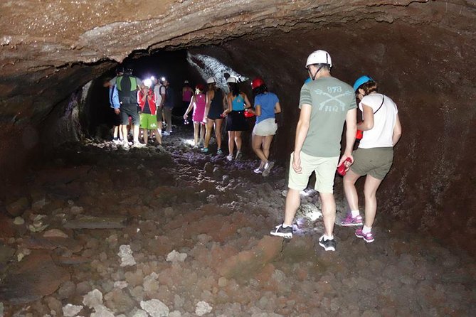 Etna Small-Group Tour from Catania with Lunch & Cable-Car 3000 mt - Entering a Lava Cave with Helmet and Torch