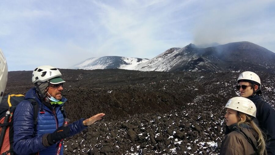 Etna Southern Slope Guided Easy Trek - The upper Silvestri Craters and their lunar terrain