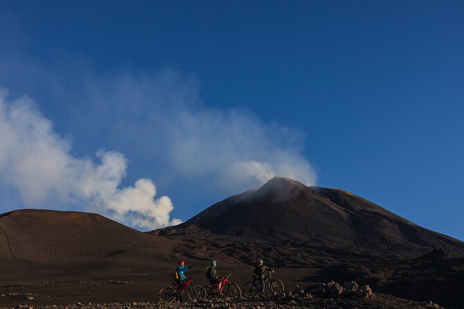 Etna Summit Craters E-bike - Climbing through Etna’s volcanic sand