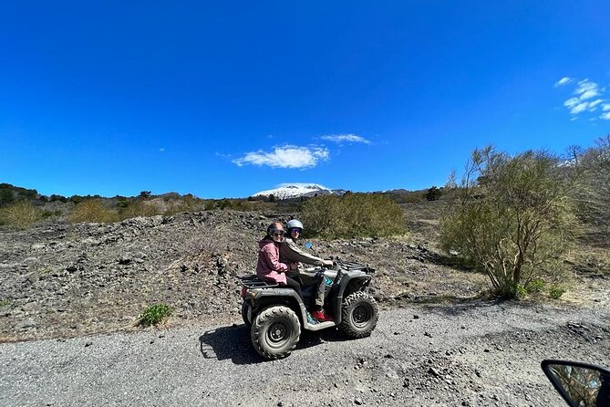Etna Tour in Quad - Stop one: crossing an eruptive fracture and old lava fields