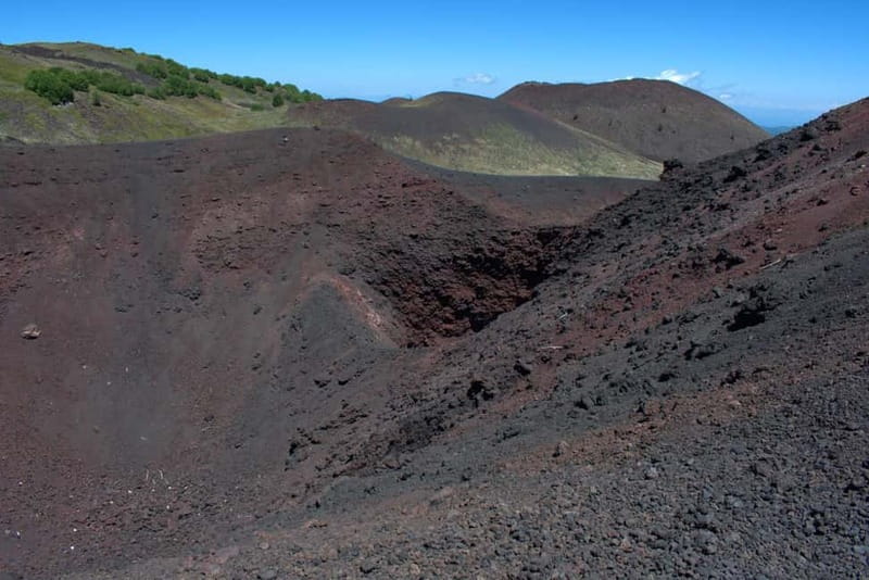ETNA VOLCANO: Excursion to the Craters of 2002 - Climbing through the broad lava channel