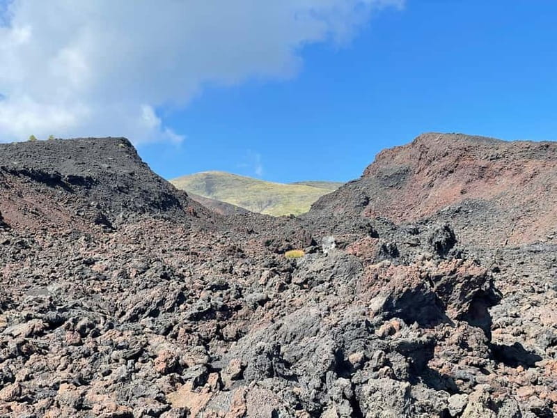 ETNA VOLCANO: Excursion to the Craters of 2002 - Walking across the 2002 lava flow