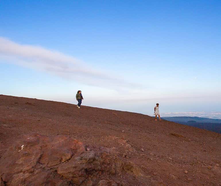 Etna wine Experience Sunset - Looking into the Valle del Bove