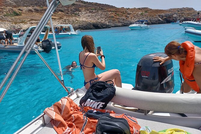 Favignana and Levanzo: Island tour by rib boat from Trapani - Grotta del Bue Marino and Favignana village