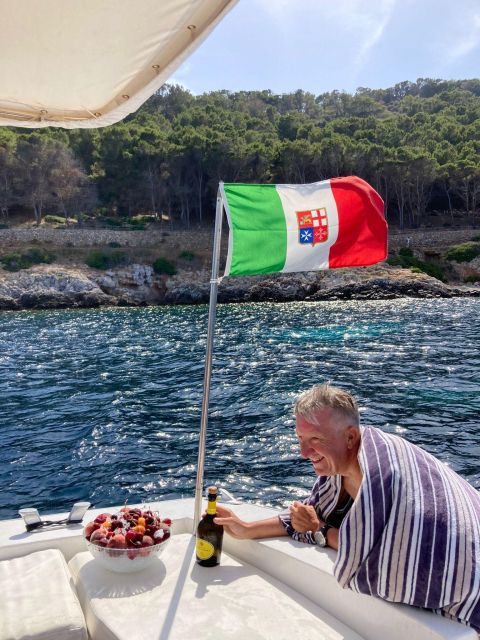 Favignana and Levanzo with Elisabetta II - Sailing out of Trapani on the Elisabetta II