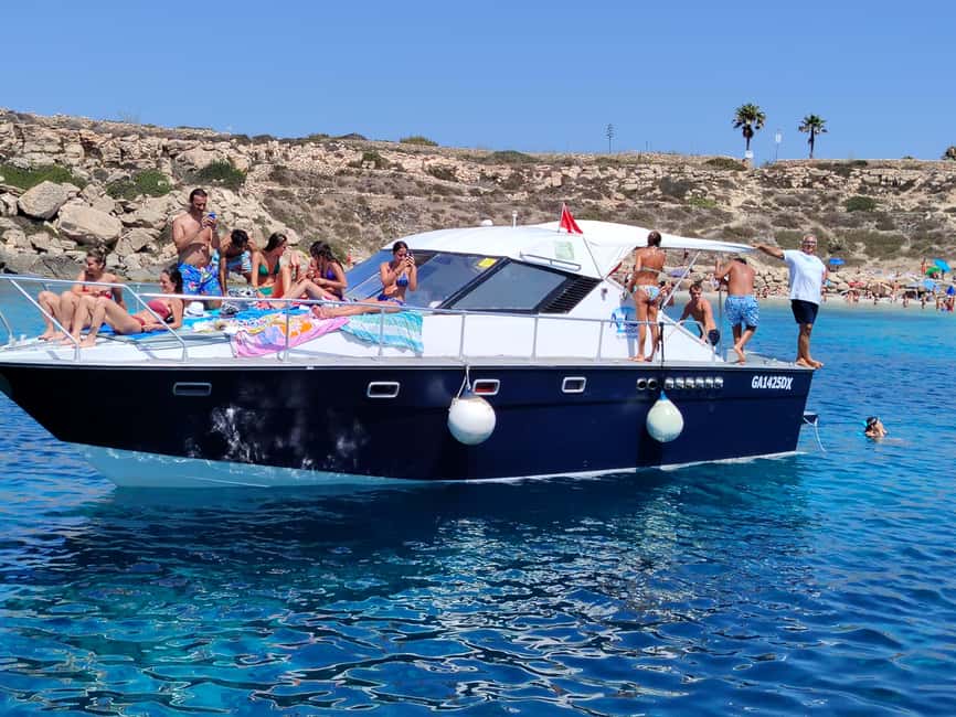 Favignana and Levanzo with Elisabetta II - Favignana swimming stops and clear water