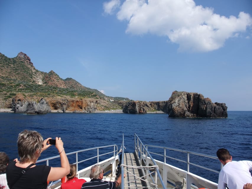 From Capo D'Orlando: Lipari and Vulcano Tour with Boat Trip - From Capo d’Orlando to the Aeolian Islands